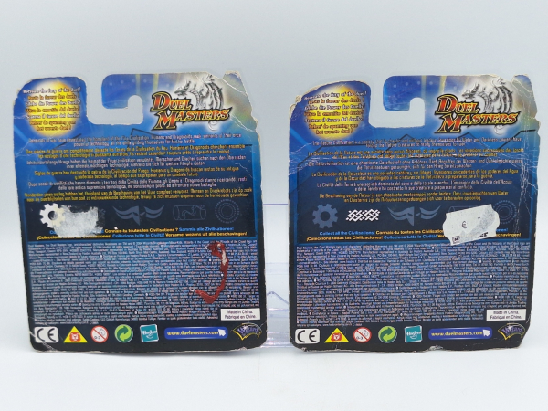 5x Duel Masters Vintage Mini Figuren - Hasbro 2004 - NEU